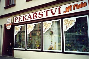 Prodejna ve Vídeňské ulici.