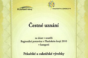 Čestné uznání.